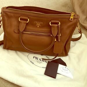 Prada Brown Leather Handbag
